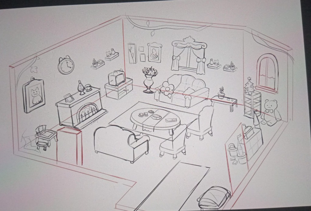 Living Room Sketch